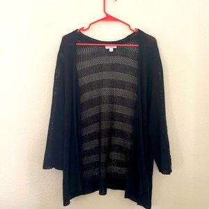 Open front cardigan, really soft and pretty Carter Club